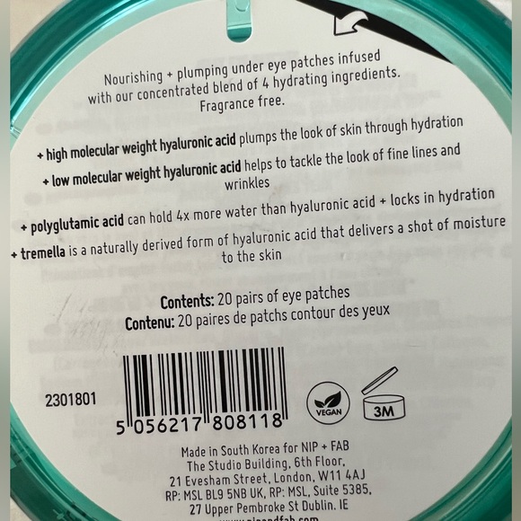 NIP FAB EYE PATCH UK BRAND - Picture 12 of 12